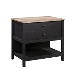 Sauder File Cabinets<Cottage Road Lateral File Cabinet, Letter/Legal Size, 30"H x 32"W x 22"D, Raven Oak (431263)
