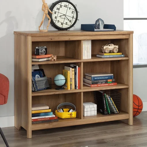 Sauder Bookcases<Dover Edge 36"H Bookcase, Timber Oak (433523)