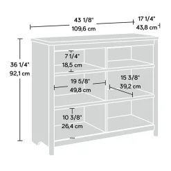 Sauder Bookcases<Dover Edge 36"H Bookcase, Timber Oak (433523)