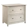 Sauder File Cabinets<Edge Water 2-Drawer Lateral File Cabinet, Letter/Legal Size, Chalked Chestnut (418796)