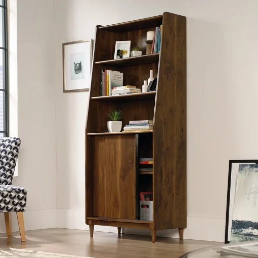 Sauder Bookcases<Harvey Park 70"H 5-Shelf Bookcase, Grand Walnut (420282)