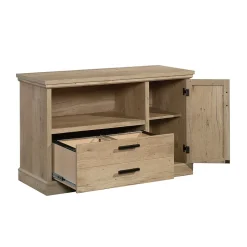 Sauder File Cabinets<Mason Peak File Cabinet, Letter/Legal Size, 30"H x 47"W x 19"D, Prime Oak (427836)
