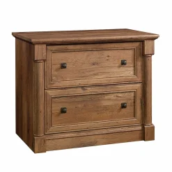 Sauder File Cabinets<Palladia 2-Drawer Lateral File Cabinet, Letter/Legal Size, 30"H x 37"W x 22"D, Vintage Oak (420607)