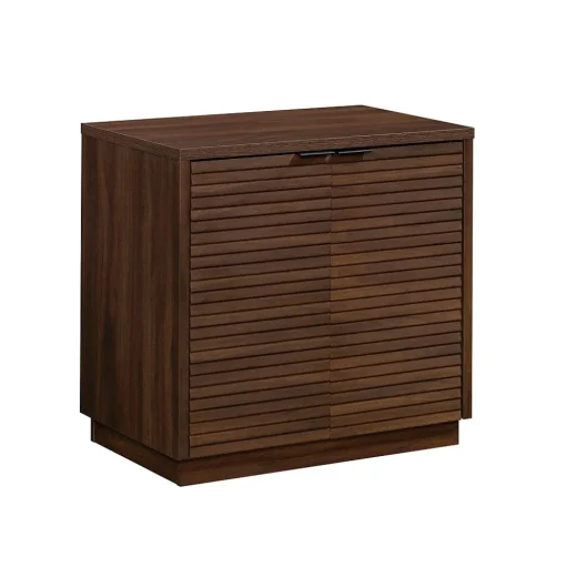 Sauder Storage Cabinets<Palo Alto 29"H Storage Cabinet, Spiced Mahogany (427823)
