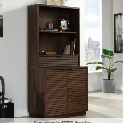 Sauder Storage Cabinets<Palo Alto 29"H Storage Cabinet, Spiced Mahogany (427823)