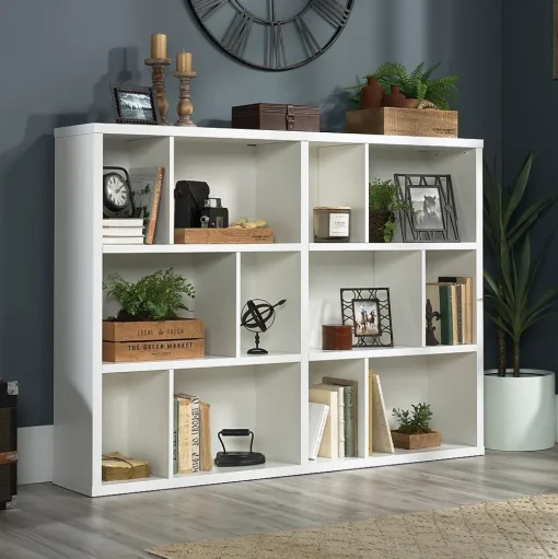 Sauder Bookcases<Select 44"H Bookcase, Soft White (427266)