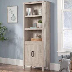 Sauder Bookcases<Select 72"H 5-Shelf Bookcase, Chalk Oak (434879)