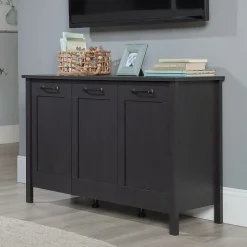 Sauder Storage Cabinets<Select 30"H Storage Cabinet with 4 Shelves, Raven Oak (433978)