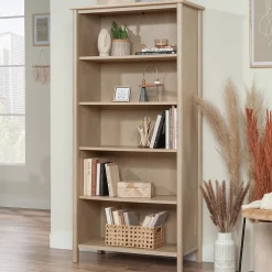 Sauder Bookcases<Whitaker Point 66"H 5-Shelf Bookcase, Natural Maple (429376)