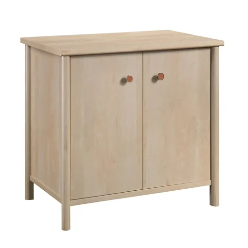 Sauder Storage Cabinets<Whitaker Point 30"H Storage Cabinet with 2 Shelves, Natural Maple (429373)