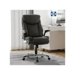 Sealy Office Chairs<Posturepedic Axel Swivel Executive Office Chair, Dark Grey (64626)