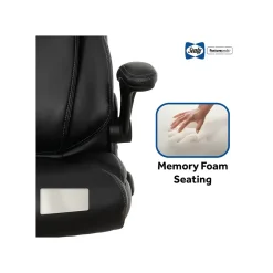Sealy Office Chairs<Posturepedic Hudson Ergonomic Swivel Office Chair, Black (64627)