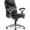 Serta Office Chairs<AIR Bonded Leather Executive Chair, Black (CHR200100)