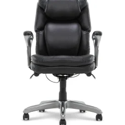 Serta Office Chairs<AIR Bonded Leather Executive Chair, Black (CHR200100)