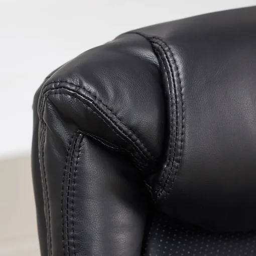 Serta Office Chairs<AIR Bonded Leather Executive Chair, Black (CHR200100)