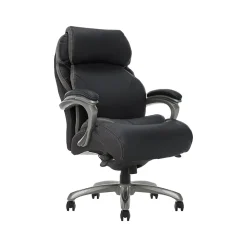 Serta Office Chairs<Big & Tall Ergonomic Bonded Leather Swivel Executive Chair, Black (44954)