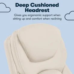 Serta Ergonomic Chairs<Claremont Ergonomic Faux Leather Swivel Executive Chair with Back in Motion Technology, (44186C)