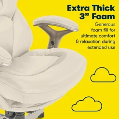 Serta Ergonomic Chairs<Claremont Ergonomic Faux Leather Swivel Executive Chair with Back in Motion Technology, (44186C)