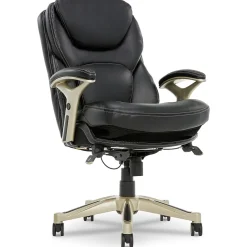 Serta Ergonomic Chairs<Claremont Ergonomic Leather Swivel Executive Chair with Back in Motion Technology, (CHR200006)
