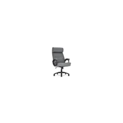 Serta Office Chairs<Comfort Big & Tall Ergonomic Bonded Leather Swivel Executive Chair, Gray (CHR10131C)