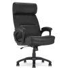 Serta Office Chairs<Comfort Big & Tall Ergonomic Bonded Leather Swivel Executive Chair, Black (CHR10131A)