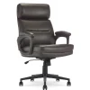 Serta Office Chairs<Comfort Ergonomic Bonded Leather Swivel Executive Chair, Brown (CHR10130B)