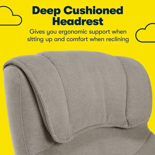 Serta Office Chairs<Cyrus Ergonomic Fabric Swivel Executive Chair, Glacial Gray (47910)
