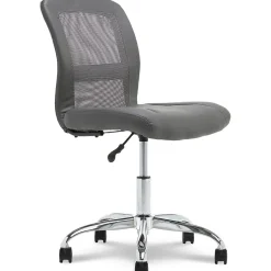 Serta Ergonomic Chairs<Essentials Armless Ergonomic Bonded Leather/Mesh Swivel Task Chair, (48740A)
