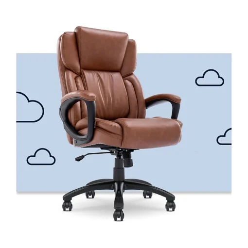 Serta Ergonomic Chairs<Garret Ergonomic Bonded Leather Swivel Executive Chair, (43520D)