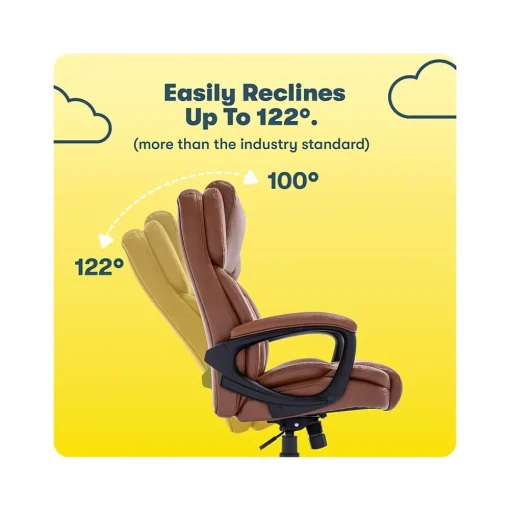 Serta Ergonomic Chairs<Garret Ergonomic Bonded Leather Swivel Executive Chair, (43520D)