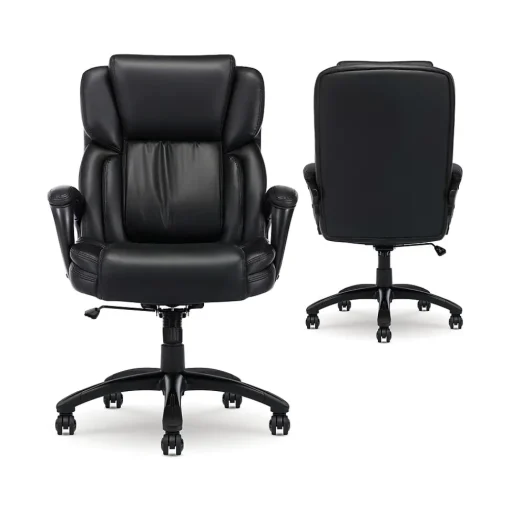 Serta Ergonomic Chairs<Garret Ergonomic Bonded Leather Swivel Executive Chair, (43520E)