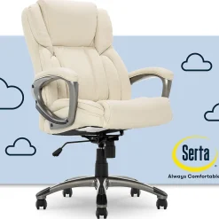 Serta Ergonomic Chairs<Garret Ergonomic Bonded Leather Swivel Executive Chair, (CH200112)