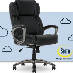 Serta Ergonomic Chairs<Garret Ergonomic Bonded Leather Swivel Executive Office Chair, (43520A)