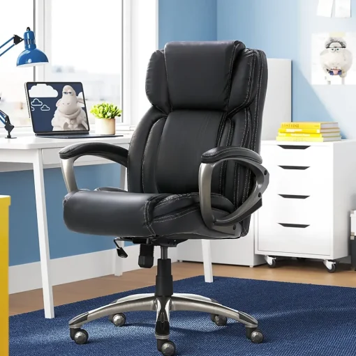 Serta Ergonomic Chairs<Garret Ergonomic Bonded Leather Swivel Executive Office Chair, (43520A)