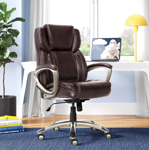 Serta Ergonomic Chairs<Garret Ergonomic Bonded Leather Swivel Executive Chair, (CHR200090)