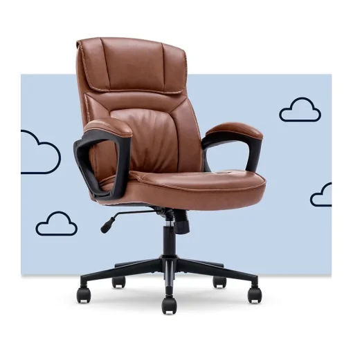 Serta Ergonomic Chairs<Hannah I Ergonomic Bonded Leather Swivel Executive Chair, (43670H)