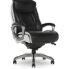 Serta Office Chairs<Lautner Ergonomic Bonded Leather Swivel Executive Chair, Black/Cream (44942)