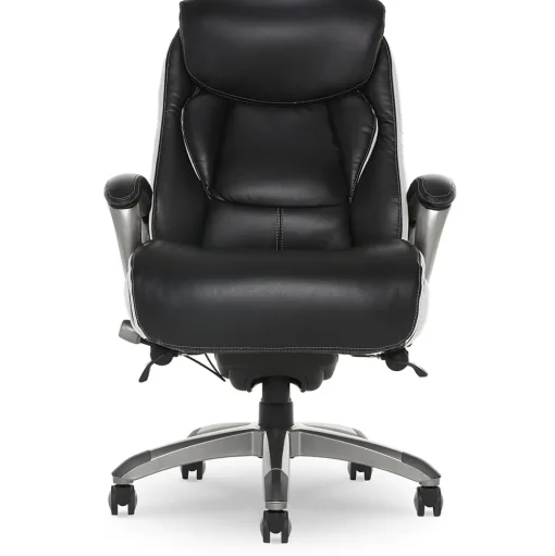 Serta Office Chairs<Lautner Ergonomic Bonded Leather Swivel Executive Chair, Black/Cream (44942)
