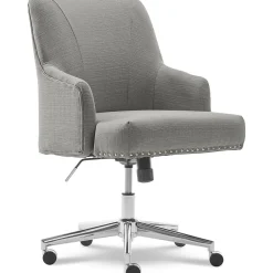 Serta Office Chairs<Leighton Fabric Home Office Chair, Medium Gray (48445)