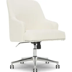 Serta Office Chairs<Leighton Fabric Home Office Chair, Ivory (48444)