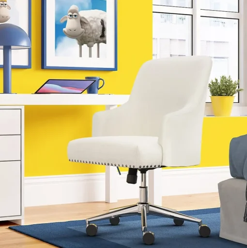 Serta Office Chairs<Leighton Fabric Home Office Chair, Ivory (48444)