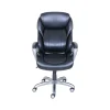Serta Office Chairs<My Fit Ergonomic Bonded Leather Swivel Executive Chair, Black (CHR100014)