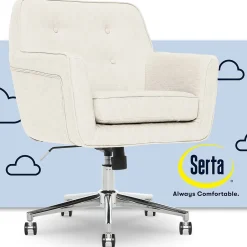 Serta Ergonomic Chairs<Style Ashland Fabric Swivel Computer and Desk Chair, (48372)