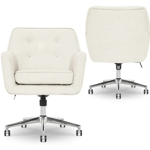 Serta Ergonomic Chairs<Style Ashland Fabric Swivel Computer and Desk Chair, (48372)