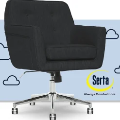 Serta Ergonomic Chairs<Style Ashland Fabric Swivel Computer and Desk Chair, (CHR100005)