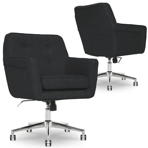 Serta Ergonomic Chairs<Style Ashland Fabric Swivel Computer and Desk Chair, (CHR100005)
