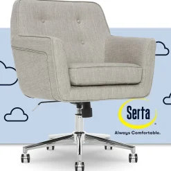 Serta Office Chairs<Style Ashland Fabric Swivel Computer and Desk Chair, (CHR100004)