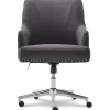 Serta Office Chairs<Style Leighton Fabric Swivel Home Office Chair, Graphite (47925B)