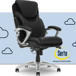Serta Ergonomic Chairs<Works Bryce Ergonomic Bonded Leather Swivel Executive Chair, (43807A)
