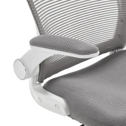 Serta Office Chairs<Works Creativity Mesh Back Polyester Computer and Desk Chair, Gray (CHR10023B)